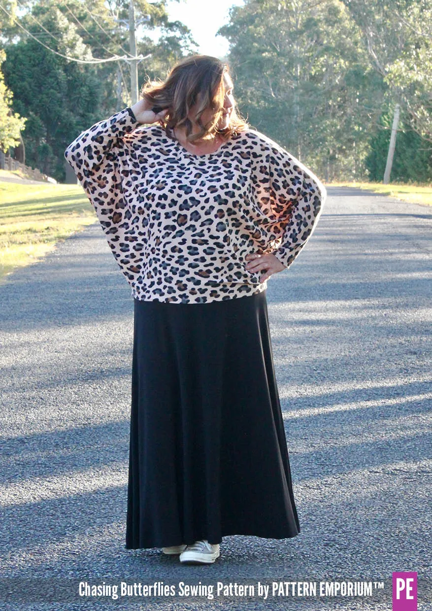 Chasing Butterflies | Batwing Top & Sweater Sewing Pattern