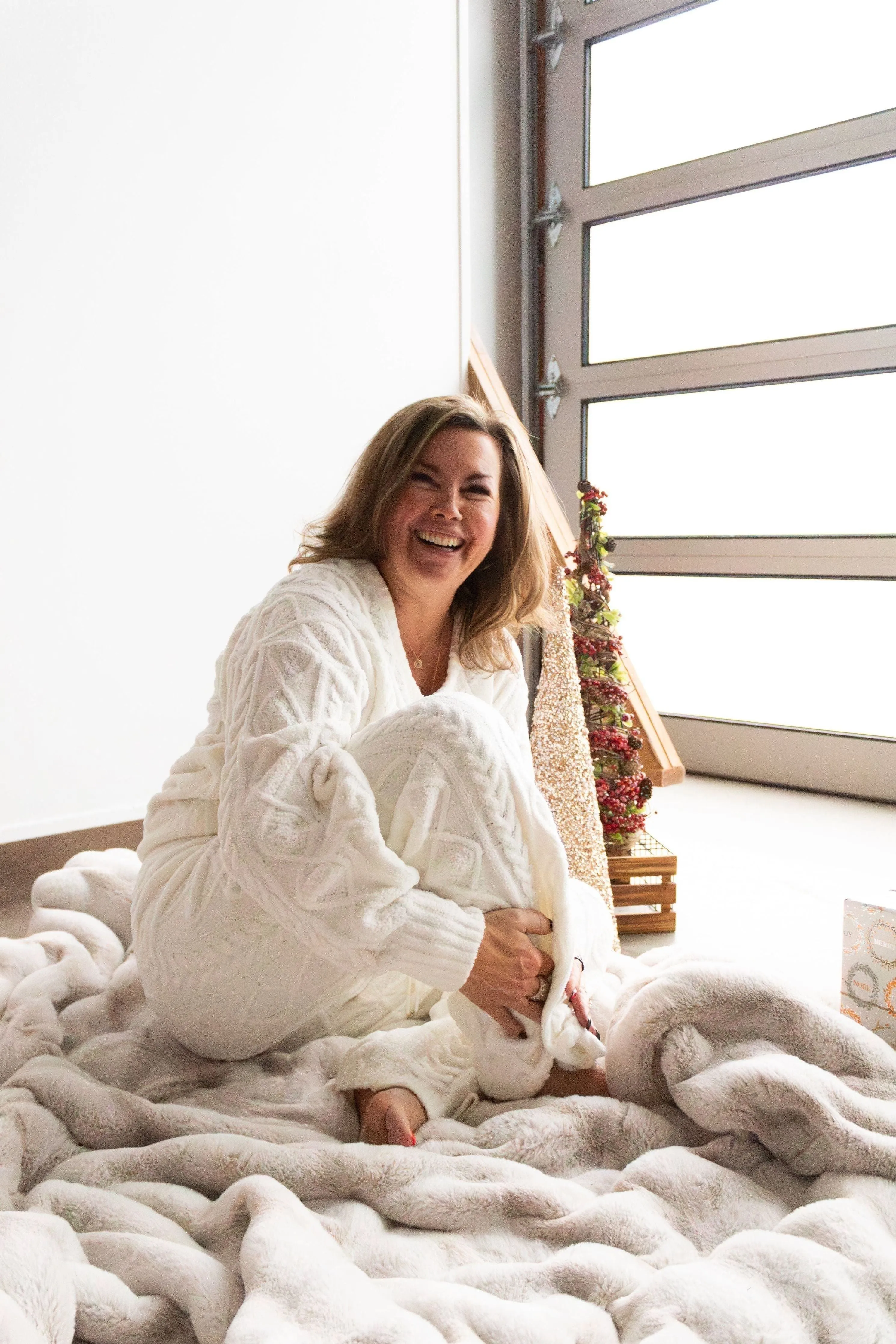 Chenille Ivory Sweater