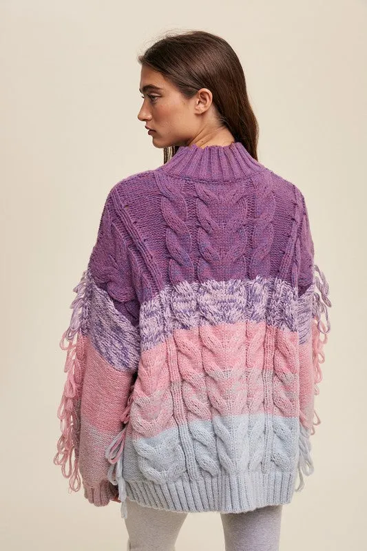 Chunky Cable Knit Sweater