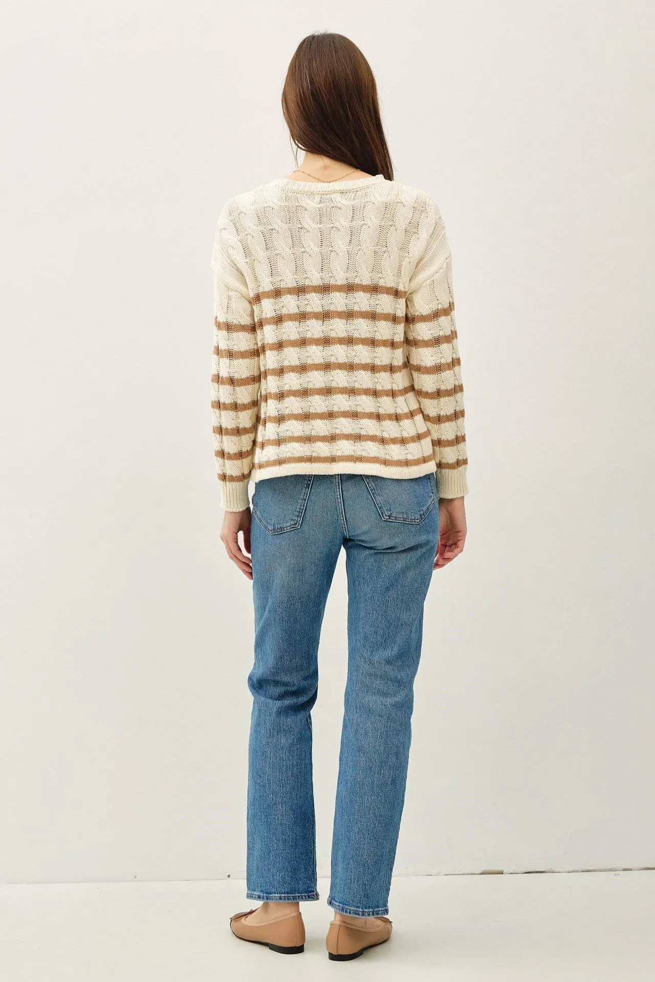 Chunky Knit Striped Sweater