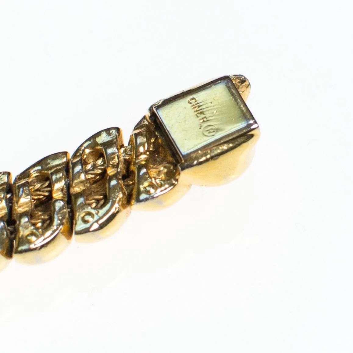Ciner Gold Roller Bracelet