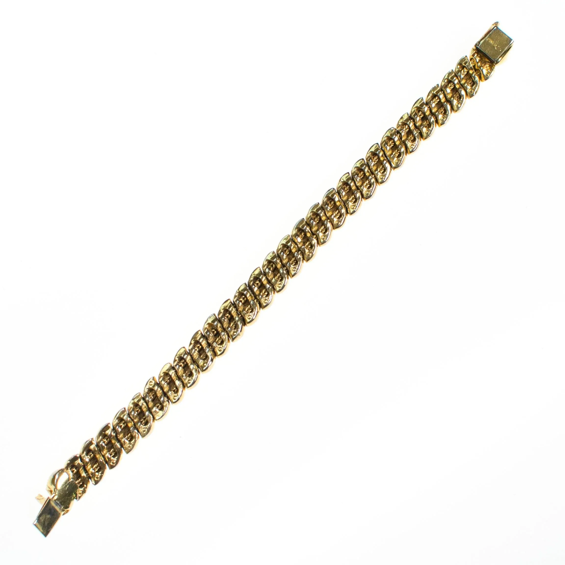 Ciner Gold Roller Bracelet