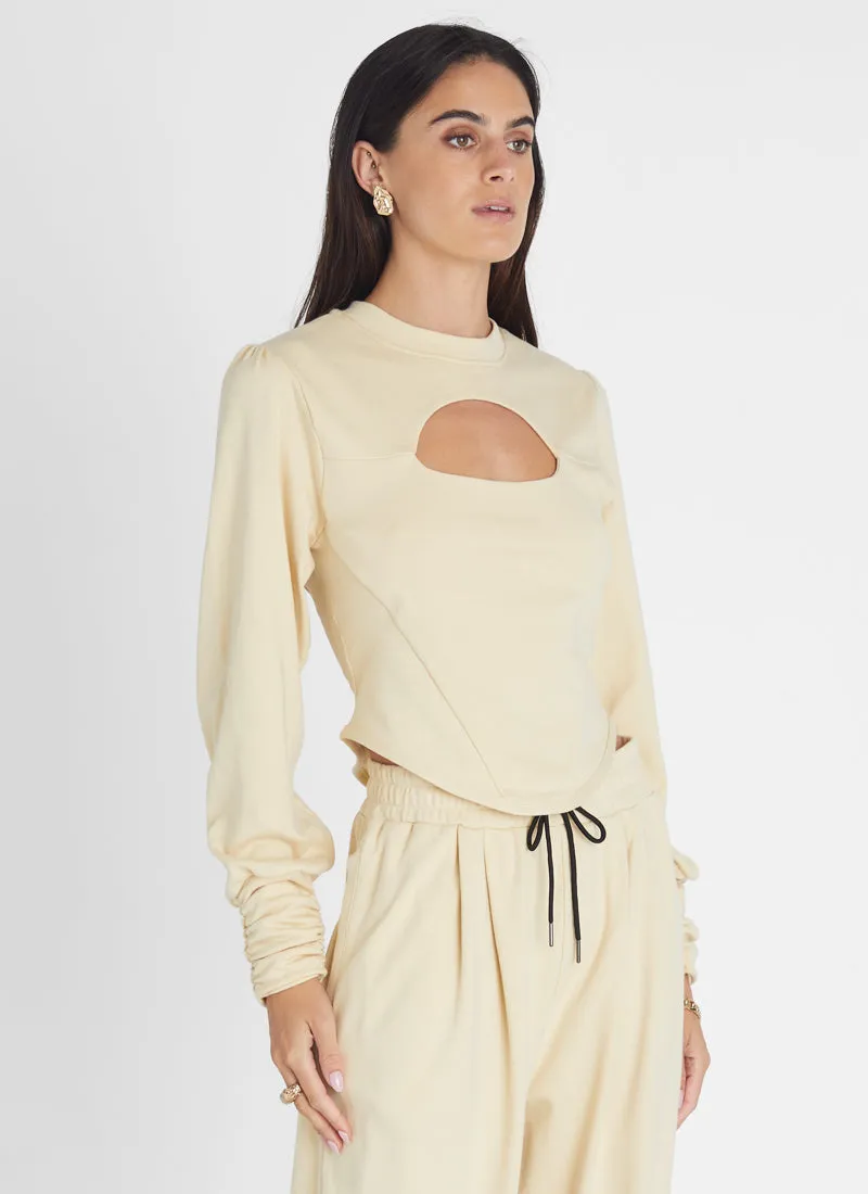Citrine Corset Sweater
