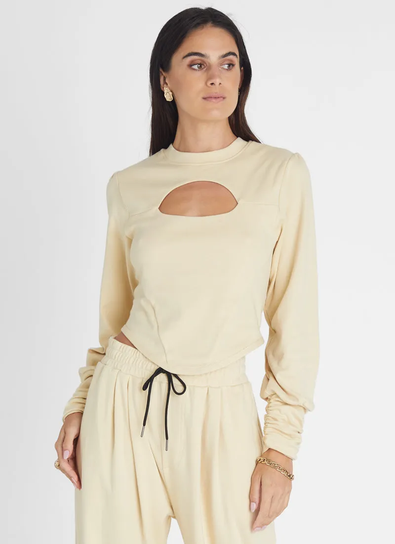 Citrine Corset Sweater