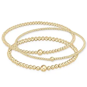 Classic Beaded Bangle Stack Bsbanall