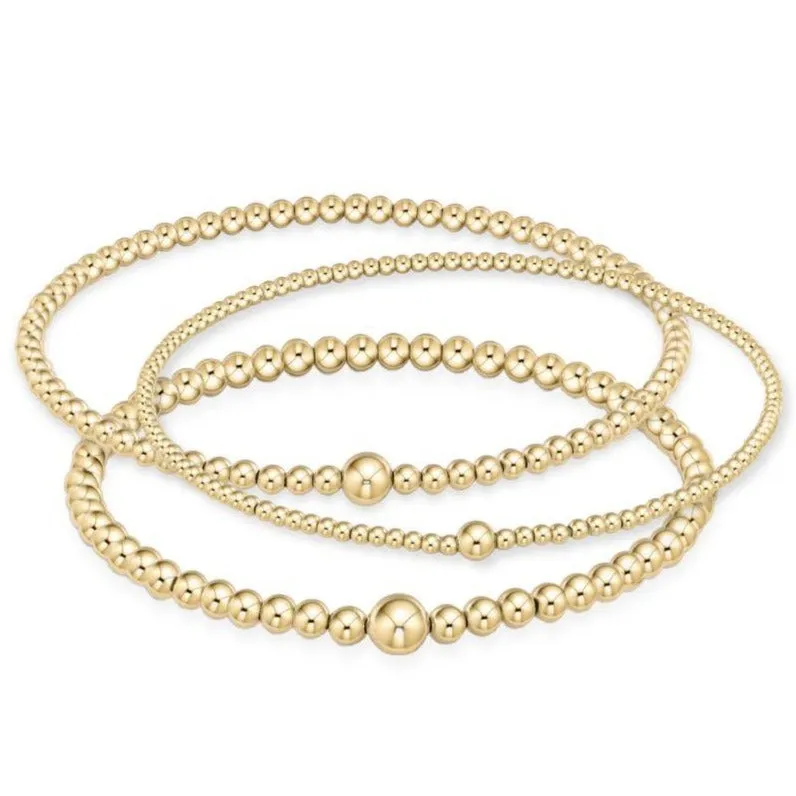 Classic Beaded Bangle Stack Bsbanall