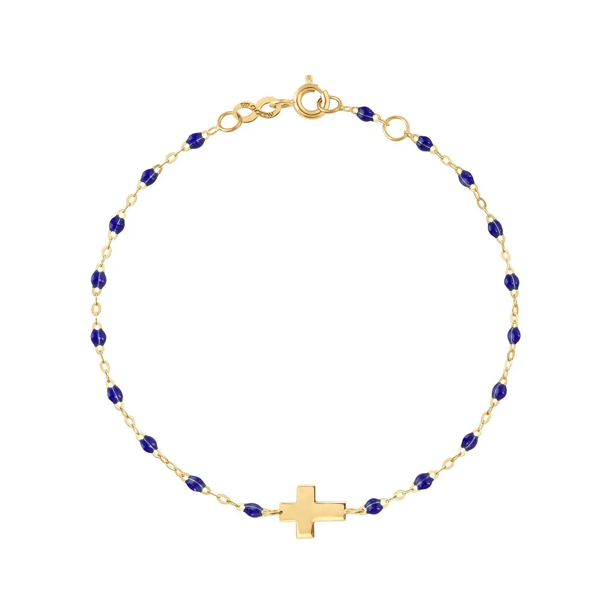 Classic Cross Bracelet in Yellow Gold