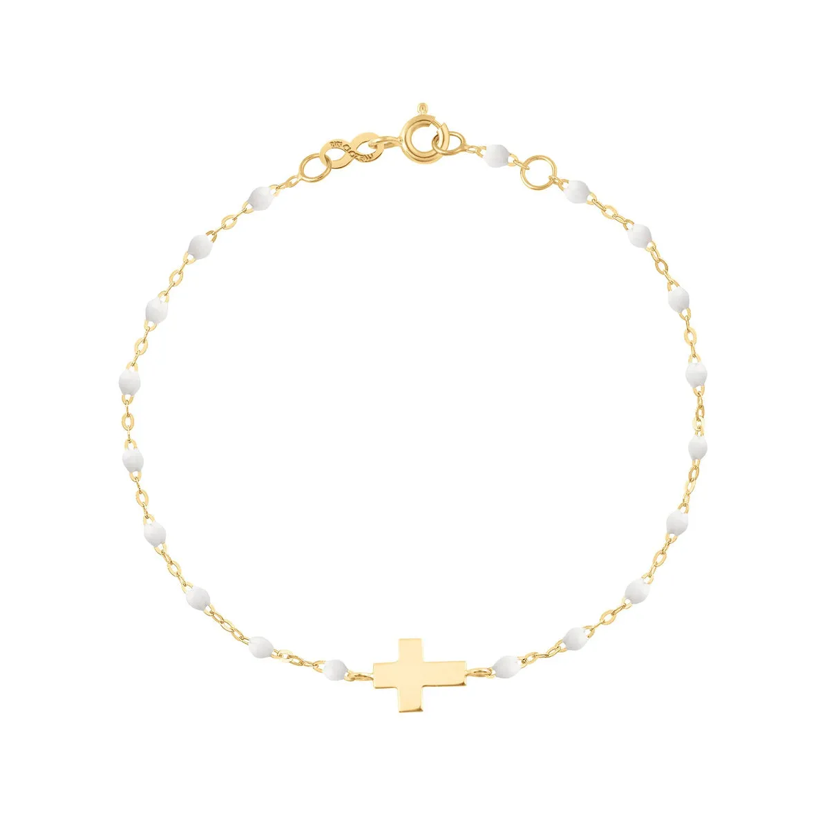 Classic Cross Bracelet in Yellow Gold