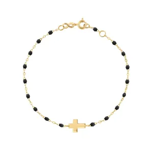 Classic Cross Bracelet in Yellow Gold