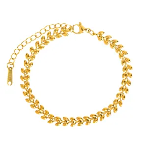 Classic Cuban Chain Bracelet – 18K Gold