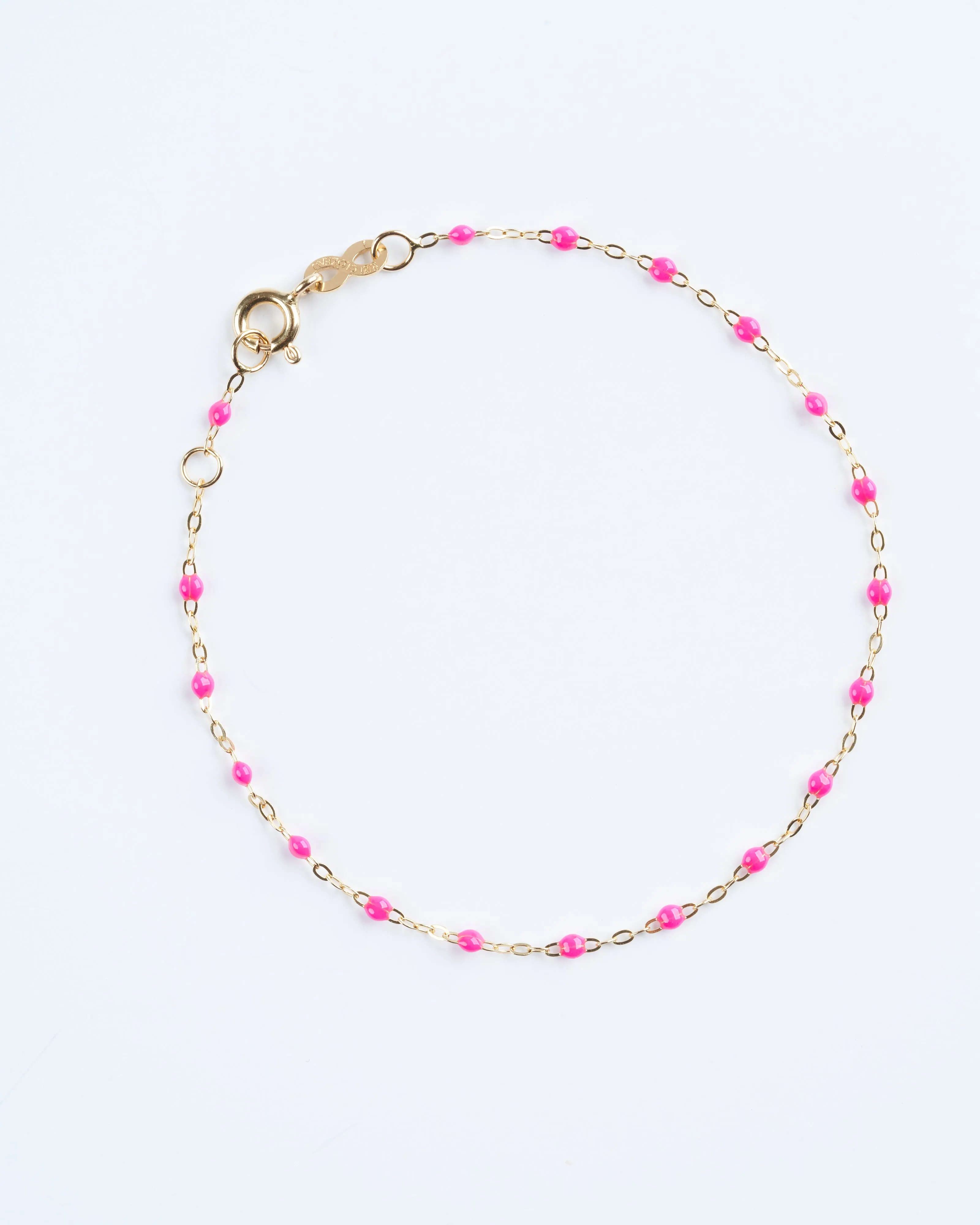 classic gigi bracelet 6.7" bracelet with candy - yellow gold with candy