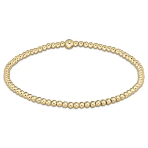 Classic Gold 2.5Mm Bead Bracelet Bclg25