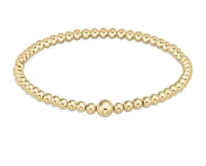 Classic Gold 4mm Bead Bangle