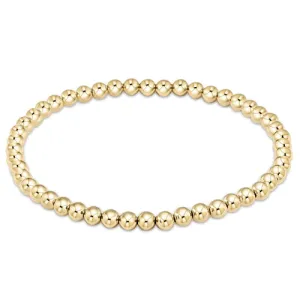 Classic Gold 4mm Bead Bracelet