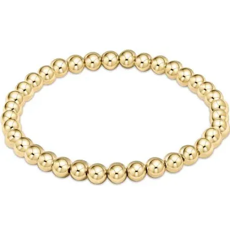 Classic Gold 5mm Bead Bracelet