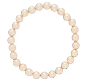 Classic Gold 7mm Bead Bracelet