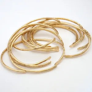 Classic Stacking Bracelets! Affordable Hand-Made Adjustable Boho Bangle Bracelets - 0079