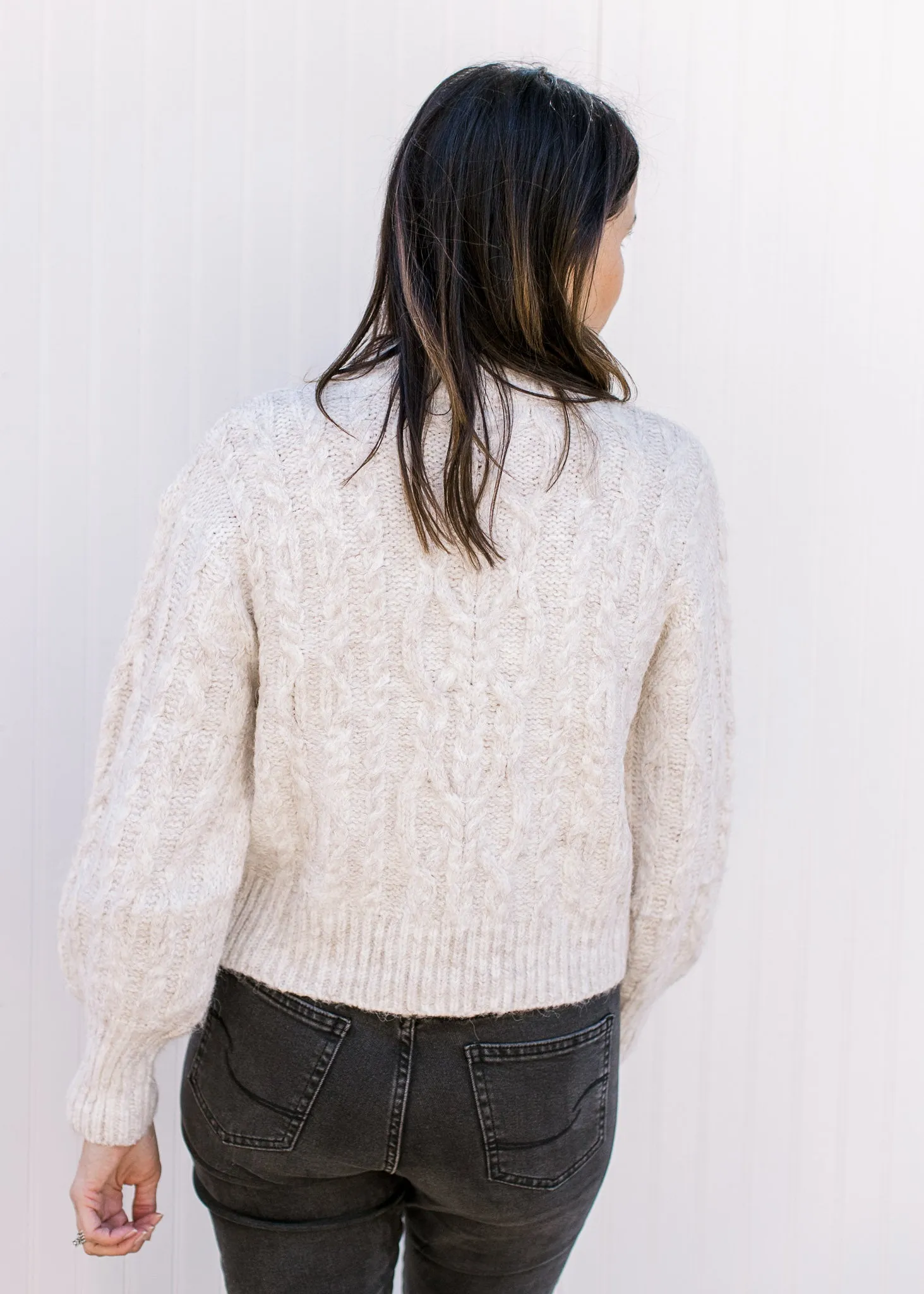 Cloud Coverage Cropped Sweater B