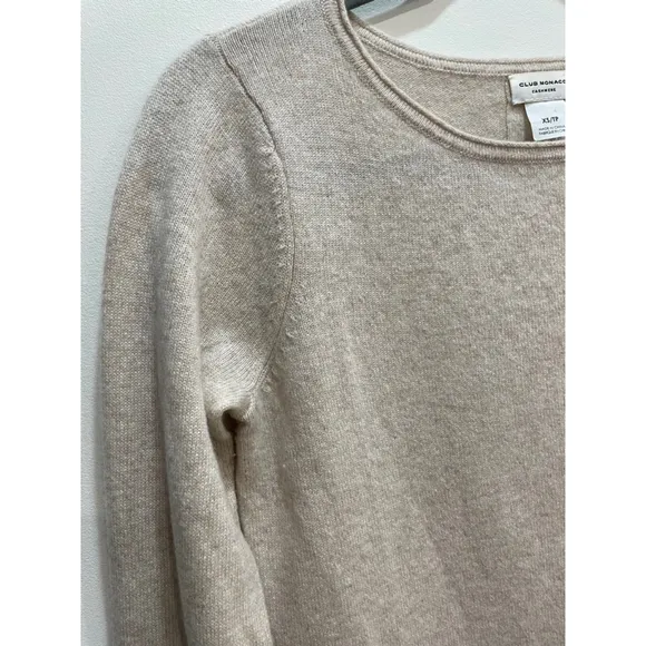 Club Monaco Cashmere Minimalist Capsule Wardrobe Classic Women Sweater XS