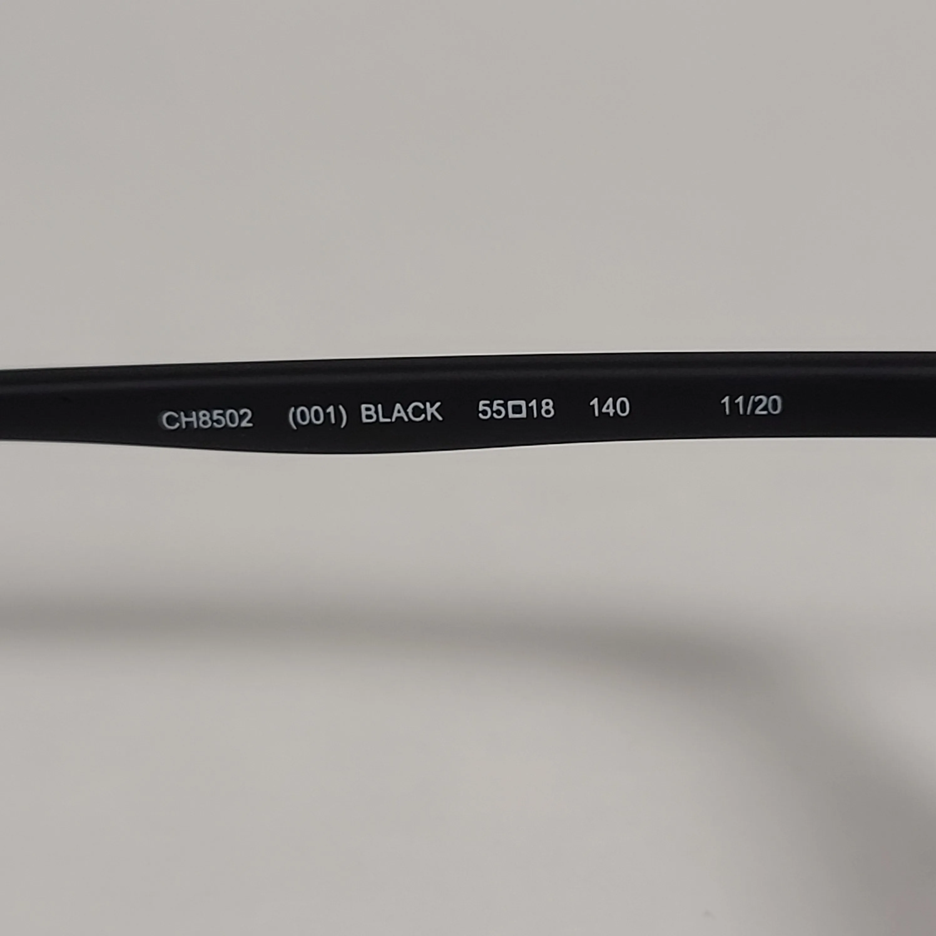 Cole Haan CH8502 001 Polarized Key Hole Sunglasses Matte Black Frame Smoke Gradient Lens