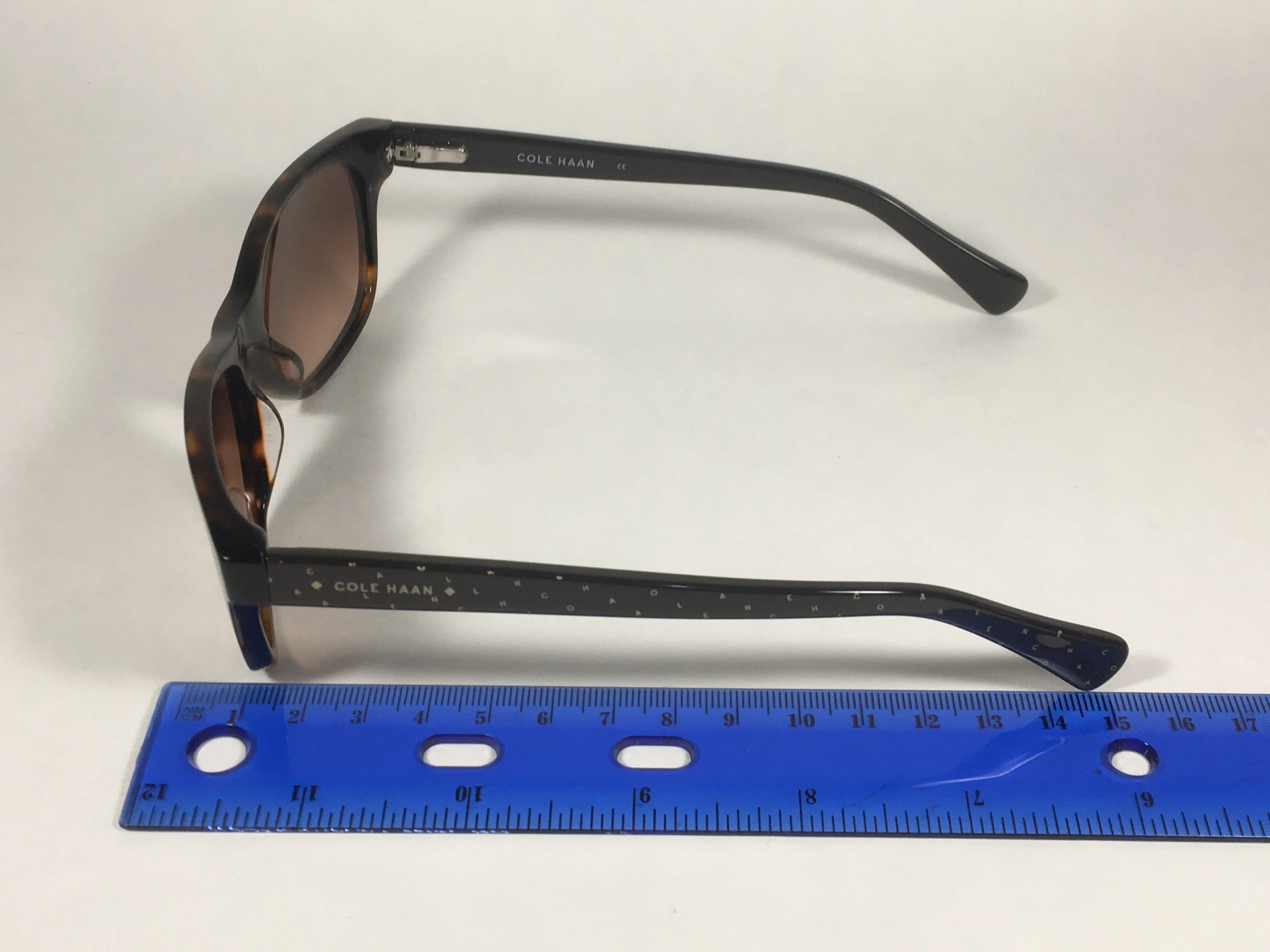Cole Haan Designer Sunglasses Brown Tortoise Brown Gradient Lens CH7011 240 SOFT TORTOISE