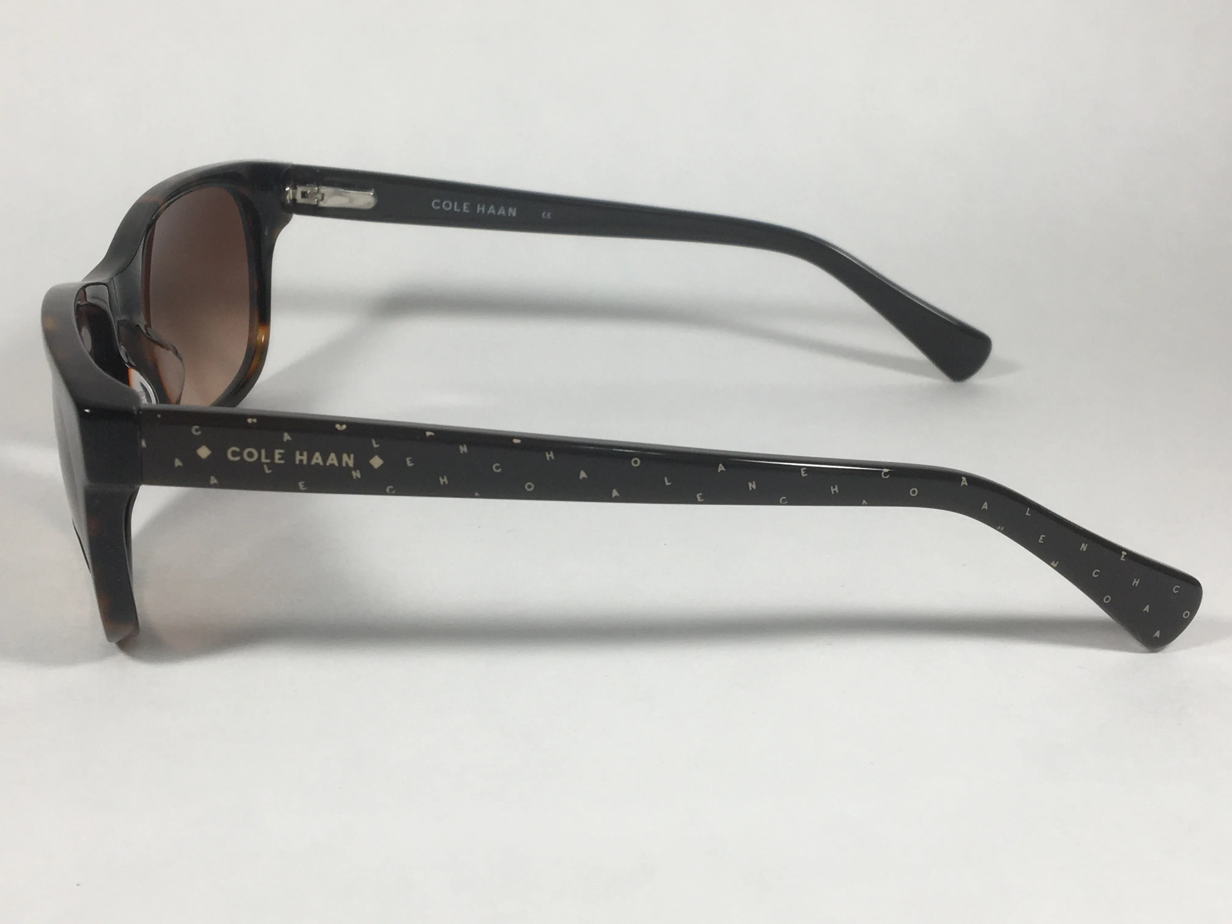 Cole Haan Designer Sunglasses Brown Tortoise Brown Gradient Lens CH7011 240 SOFT TORTOISE