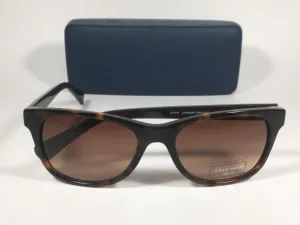 Cole Haan Designer Sunglasses Brown Tortoise Brown Gradient Lens CH7011 240 SOFT TORTOISE