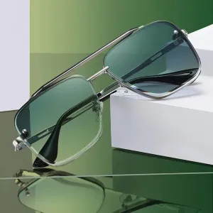 Cool Men Driving Glasses Goggle Summer Style Gradient Brown Sunglasses
