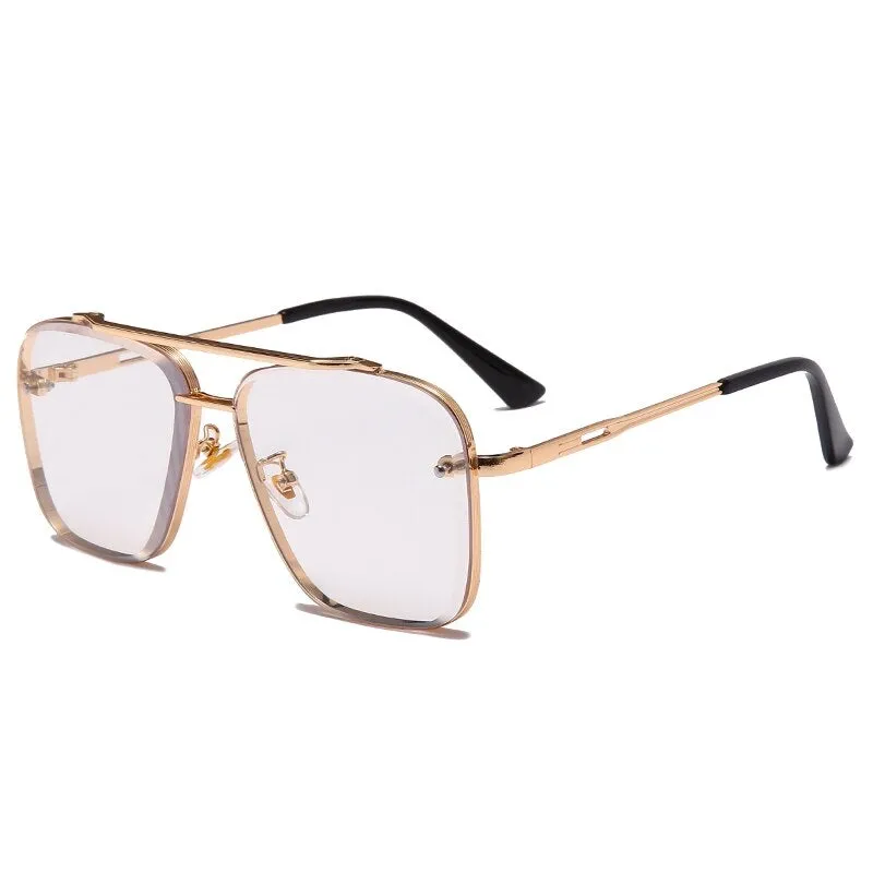 Cool Men Driving Glasses Goggle Summer Style Gradient Brown Sunglasses