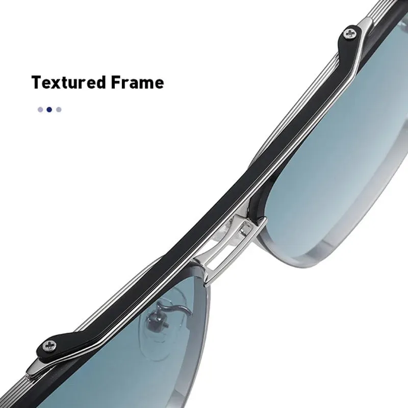 Cool Men Driving Glasses Goggle Summer Style Gradient Brown Sunglasses