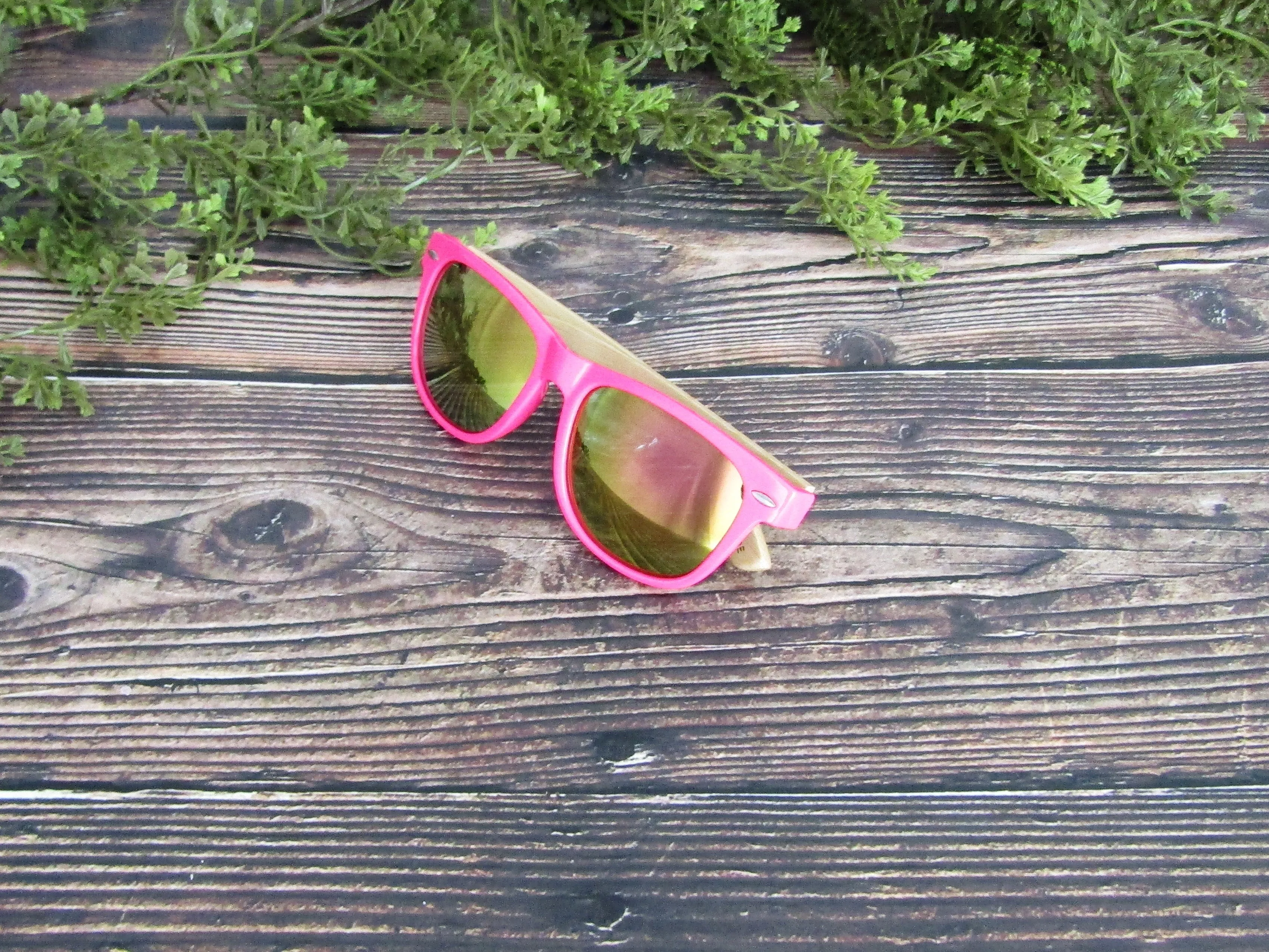 Copy of Bamboo Wood Sunglasses for Men and Women, Unisex Colored Wooden Sunglasses