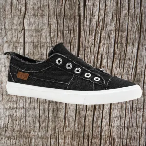 CORKYS BABALU BLACK SLIP ON SNEAKERS / SHOES