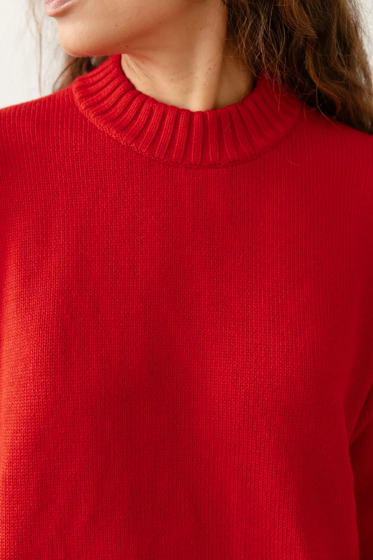 Cotton Cashmere Crewneck Sweater