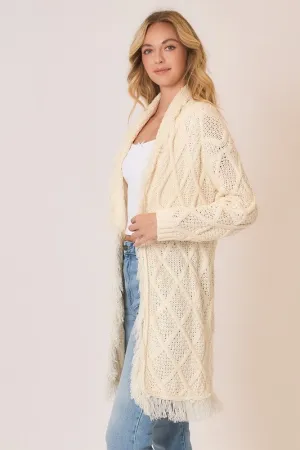 COZ103 - FRINGE CARDIGAN
