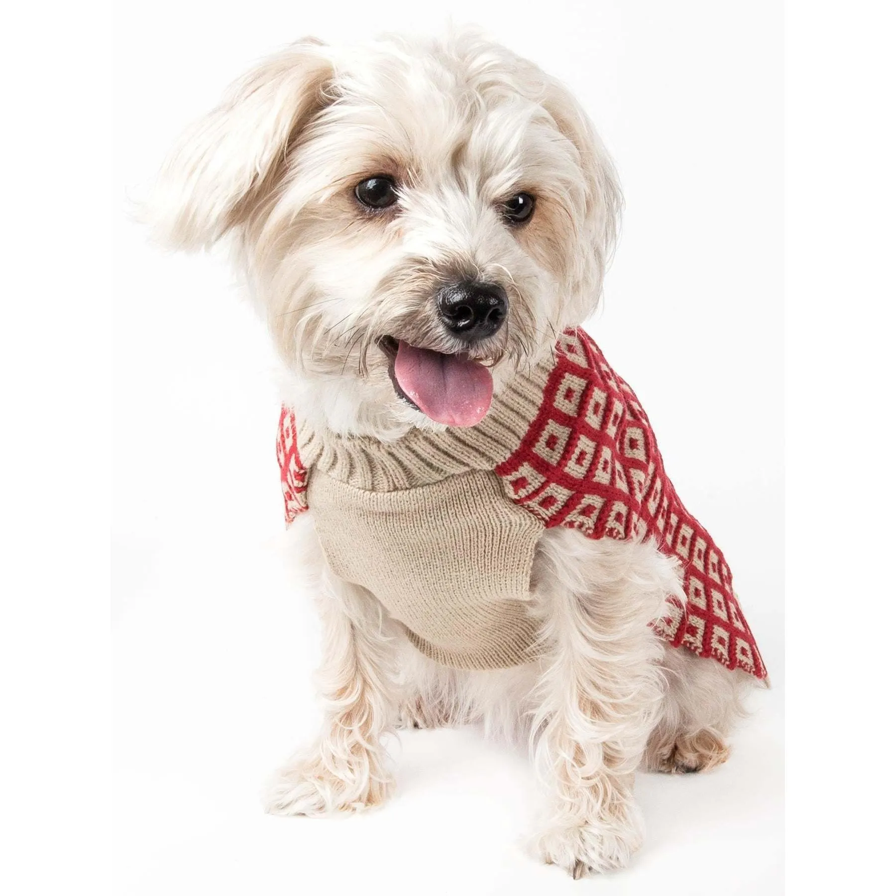 Cozy Cable Knit Turtle Neck Dog Sweater