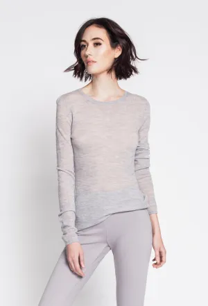 Crew Neck Tissue Knit
