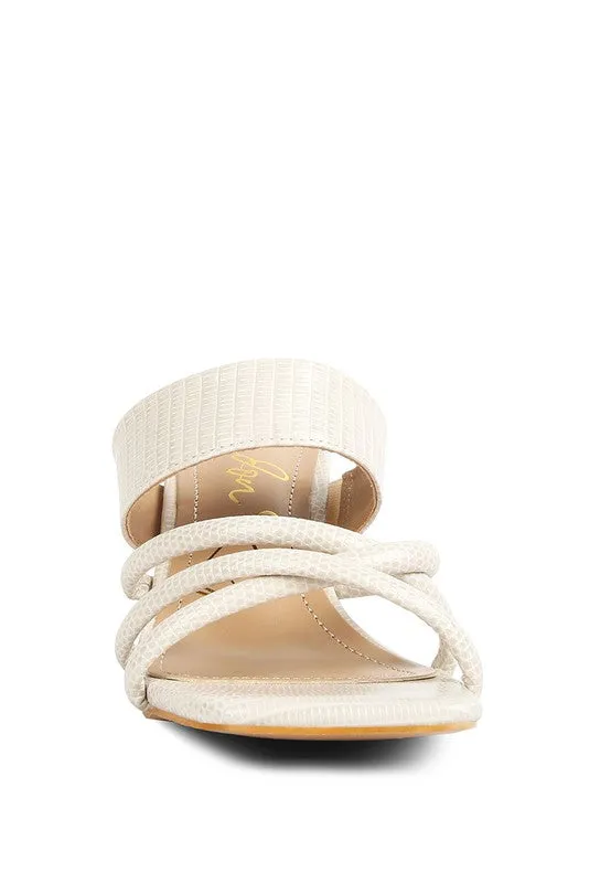 Criss Cross Strap Sandals