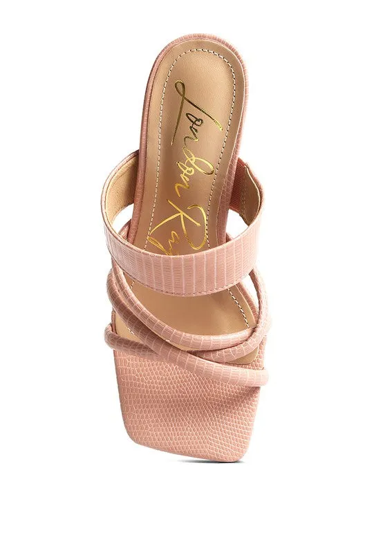 Criss Cross Strap Sandals