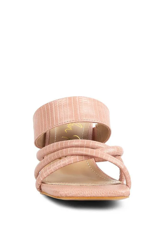 Criss Cross Strap Sandals