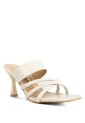 Criss Cross Strap Sandals