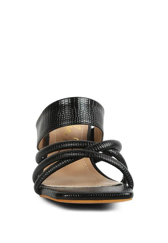 Criss Cross Strap Sandals