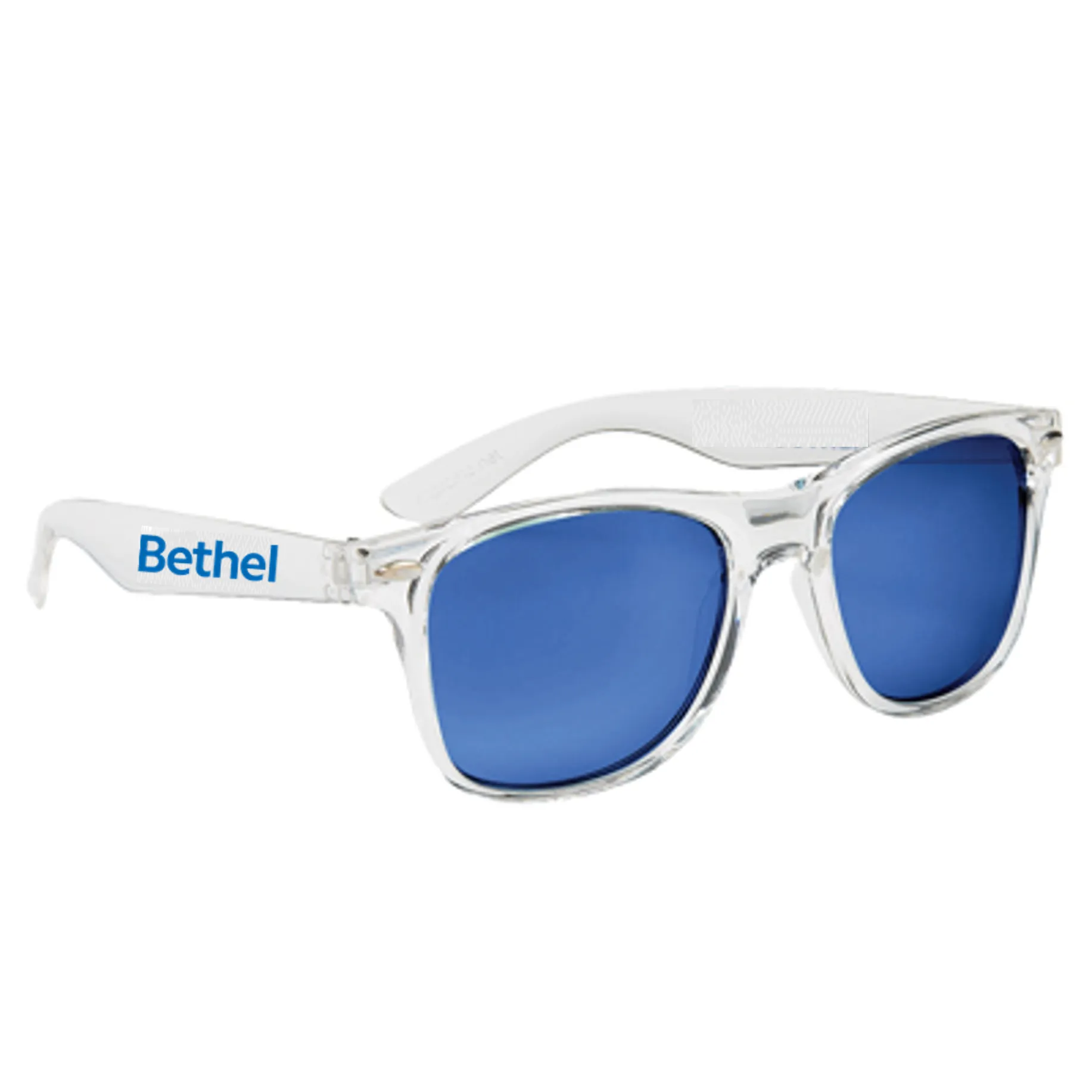 CRYSTALLINE MIRRORED SUNGLASSES