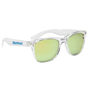 CRYSTALLINE MIRRORED SUNGLASSES