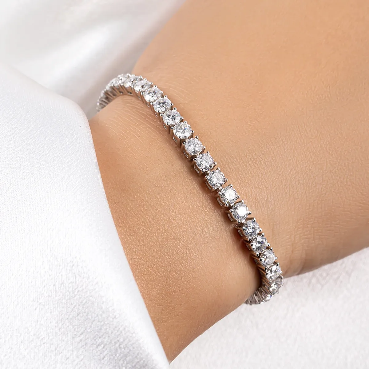 Cubic Zirconia Classic Tennis Bracelet
