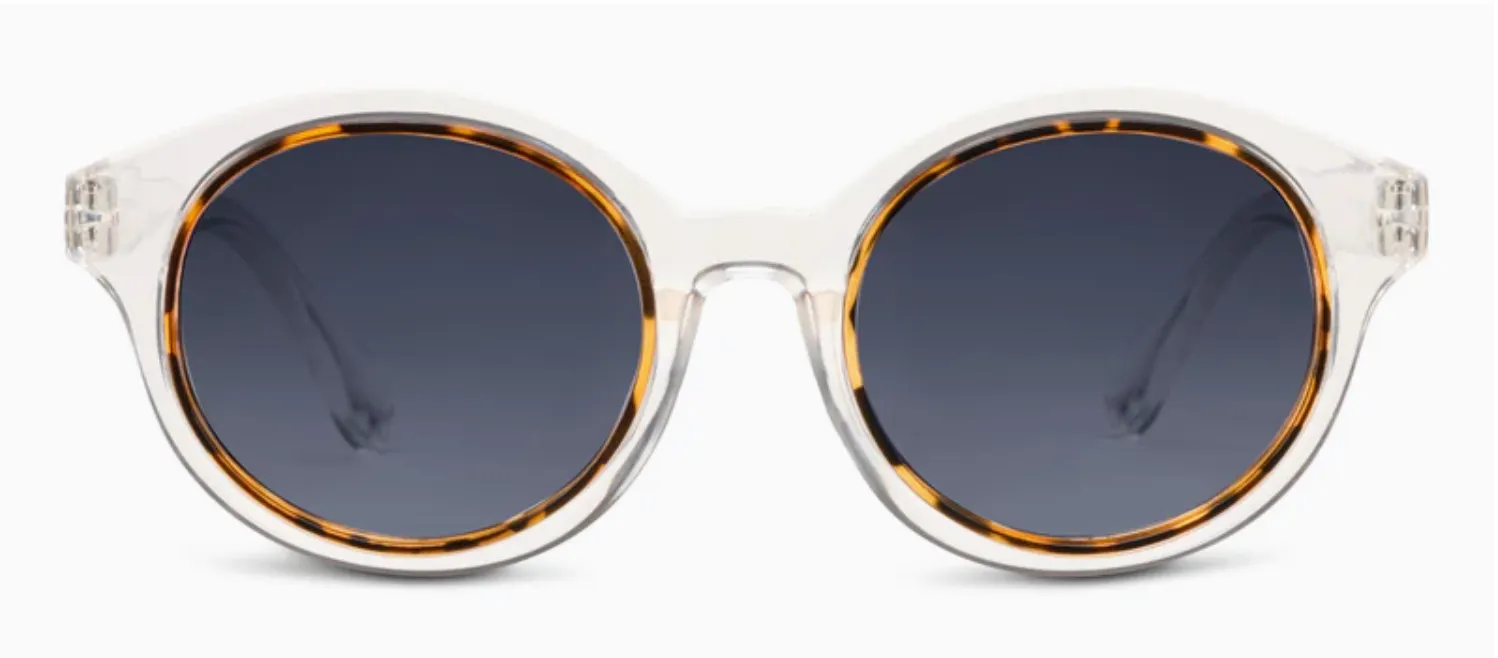 D Peepers Reading SUN Charm - clear