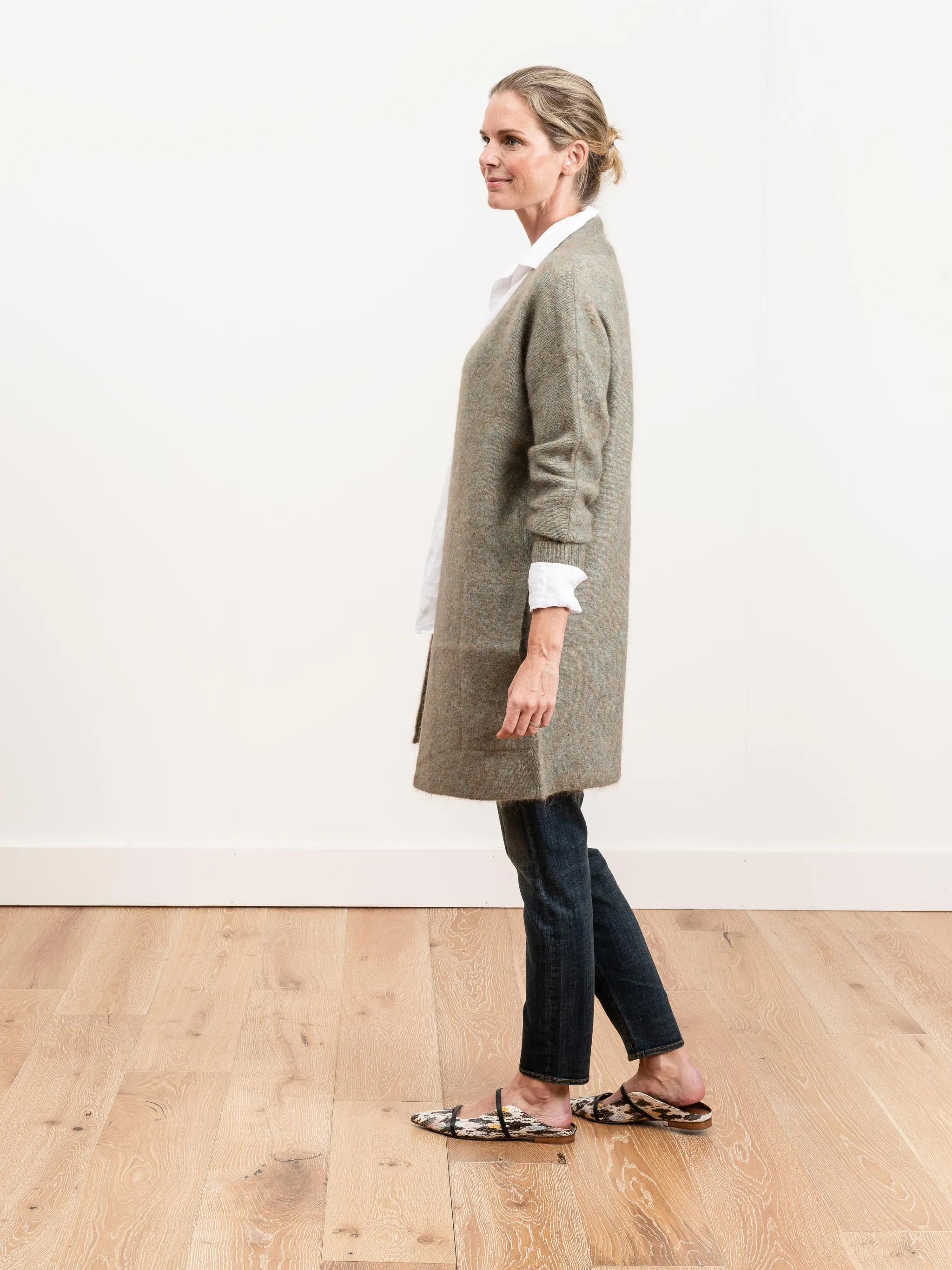 demi shawl cardi - jade