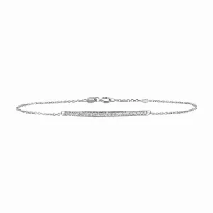 DIAMOND BAR BRACELET 14K GOLD (0.2 CTW)