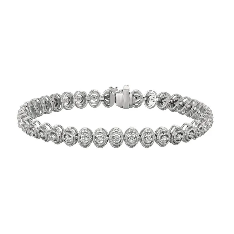 DIAMOND BRACELET 14K GOLD (1.01 CTW) 1