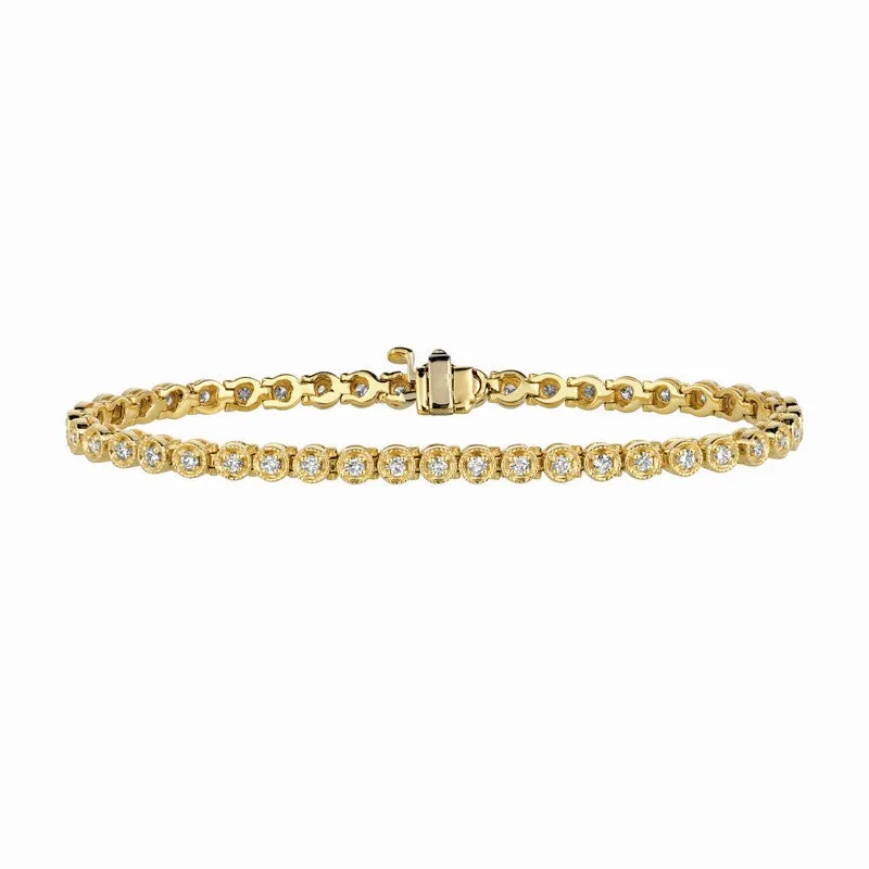 DIAMOND BRACELET 14K GOLD (1.36 CTW) 1