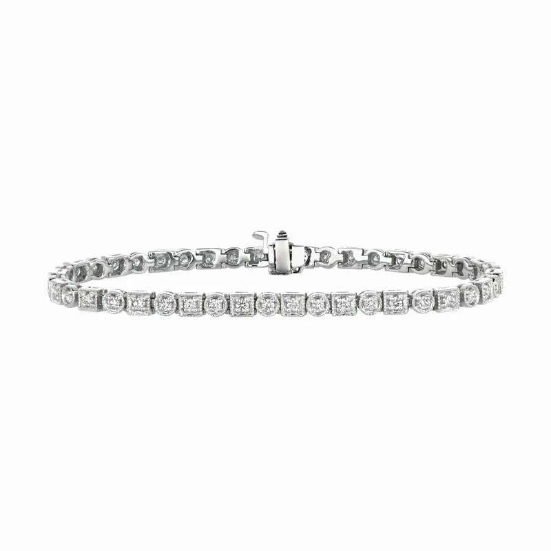 DIAMOND BRACELET 14K GOLD (1.36 CTW) 2